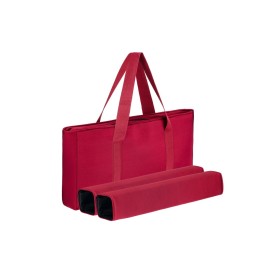 HNDTEK American Mahjong Set - Red Burgundy Soft Bag - 166 White Engraved Tiles, 4 All-in-One Rack/Pushers Western Mah Jongg Game Set HNDTEK American Mahjong Set - Red Burgundy Soft Bag - 166 White Engraved Tiles, 4 All-in-One Rack/Pushers Western Mah Jongg Game Set