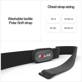 Polar H9 Heart Rate Sensor - ANT + / Bluetooth - Waterproof HR Monitor with Soft Chest Strap, M-XXL Polar H9 Heart Rate Sensor - ANT + / Bluetooth - Waterproof HR Monitor with Soft Chest Strap, M-XXL