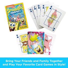 AQUARIUS SpongeBob Playing Cards - SpongeBob SquarePants Cast Deck of Cards for Your Favorite Card Games - Officially Licensed SpongeBob Merchandise & Collectibles AQUARIUS SpongeBob Playing Cards - SpongeBob SquarePants Cast Deck of Cards for Your Favorite Card Games - Officially Licensed SpongeBob Merchandise & Collectibles
