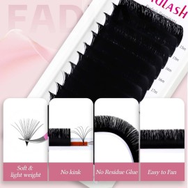 FADLASH Eyelash Extensions D Curl 0.07 15-20mm Mixed Tray Easy Fan Lash Extensions Volume Lashes 2D-10D Self Fanning Lash Extensions (0.07-D, 15-20mm Mix) FADLASH Eyelash Extensions D Curl 0.07 15-20mm Mixed Tray Easy Fan Lash Extensions Volume Lashes 2D-10D Self Fanning Lash Extensions (0.07-D, 15-20mm Mix)