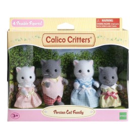 Calico Critters Persian Cat Family - Set of 4 Collectible Doll Figures for Children Ages 3+ Calico Critters Persian Cat Family - Set of 4 Collectible Doll Figures for Children Ages 3+