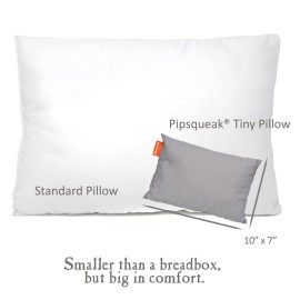 Urban Infant Pipsqueak Small Pillow - Mini 11 x 7 in - Tiny Pillow for Travel, Dogs, Toddlers, Kids, Lumbar, Knees and Neck - Ages 2 Yrs and Up Urban Infant Pipsqueak Small Pillow - Mini 11 x 7 in - Tiny Pillow for Travel, Dogs, Toddlers, Kids, Lumbar, Knees and Neck - Ages 2 Yrs and Up