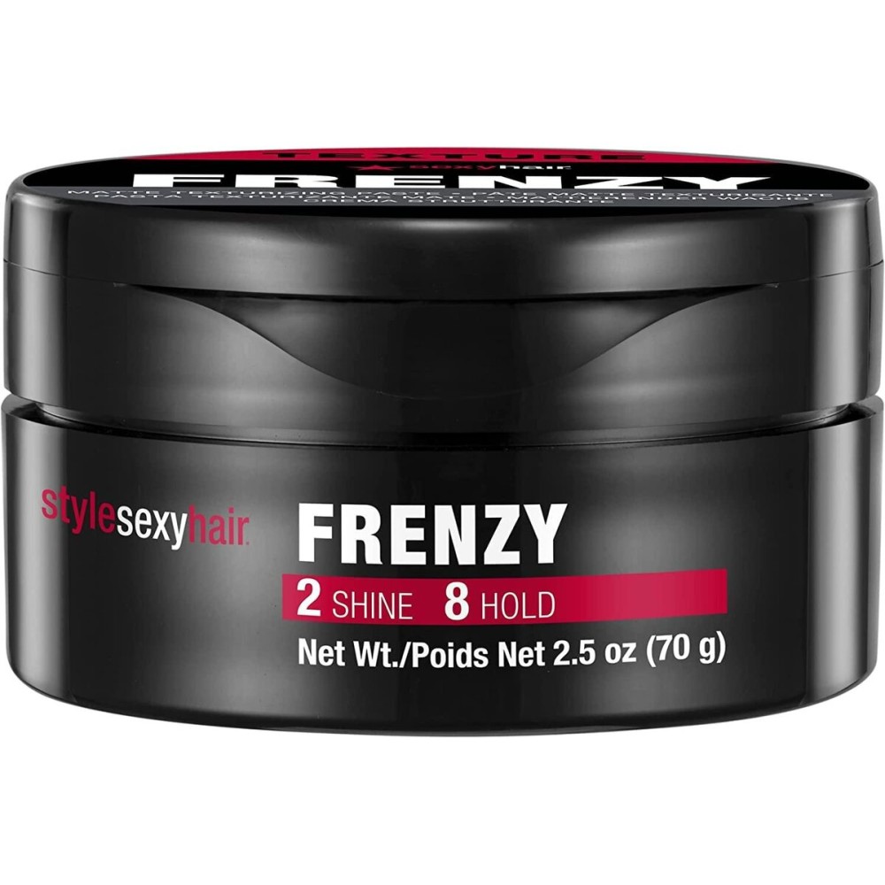 SexyHair Style Frenzy Matte Texturizing Paste, 2.5 Oz | Fullness, Texture and Definition | Helps Create Bulk | Semi-Matte SexyHair Style Frenzy Matte Texturizing Paste, 2.5 Oz | Fullness, Texture and Definition | Helps Create Bulk | Semi-Matte