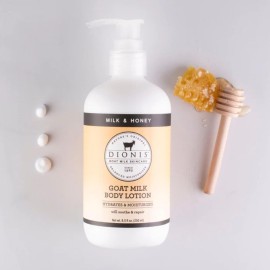 Dionis Goat Milk Hydrating Skincare Cream, Rich & Creamy Daily Moisturizing Milk & Honey Scented Body Lotion For Dry Skin, Made in the USA, Cruelty-Free & Paraben-Free, 8.5 oz Bottle Dionis Goat Milk Hydrating Skincare Cream, Rich & Creamy Daily Moisturizing Milk & Honey Scented Body Lotion For Dry Skin, Made in the USA, Cruelty-Free & Paraben-Free, 8.5 oz Bottle