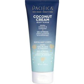 Pacifica Coconut Cream Body Scrub, Gently Exfoliates & Polishes Dead Skin, For All Skin Types, Ven & Cruelty-Free, 6 Fl Oz Pacifica Coconut Cream Body Scrub, Gently Exfoliates & Polishes Dead Skin, For All Skin Types, Ven & Cruelty-Free, 6 Fl Oz