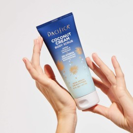 Pacifica Coconut Cream Body Scrub, Gently Exfoliates & Polishes Dead Skin, For All Skin Types, Ven & Cruelty-Free, 6 Fl Oz Pacifica Coconut Cream Body Scrub, Gently Exfoliates & Polishes Dead Skin, For All Skin Types, Ven & Cruelty-Free, 6 Fl Oz