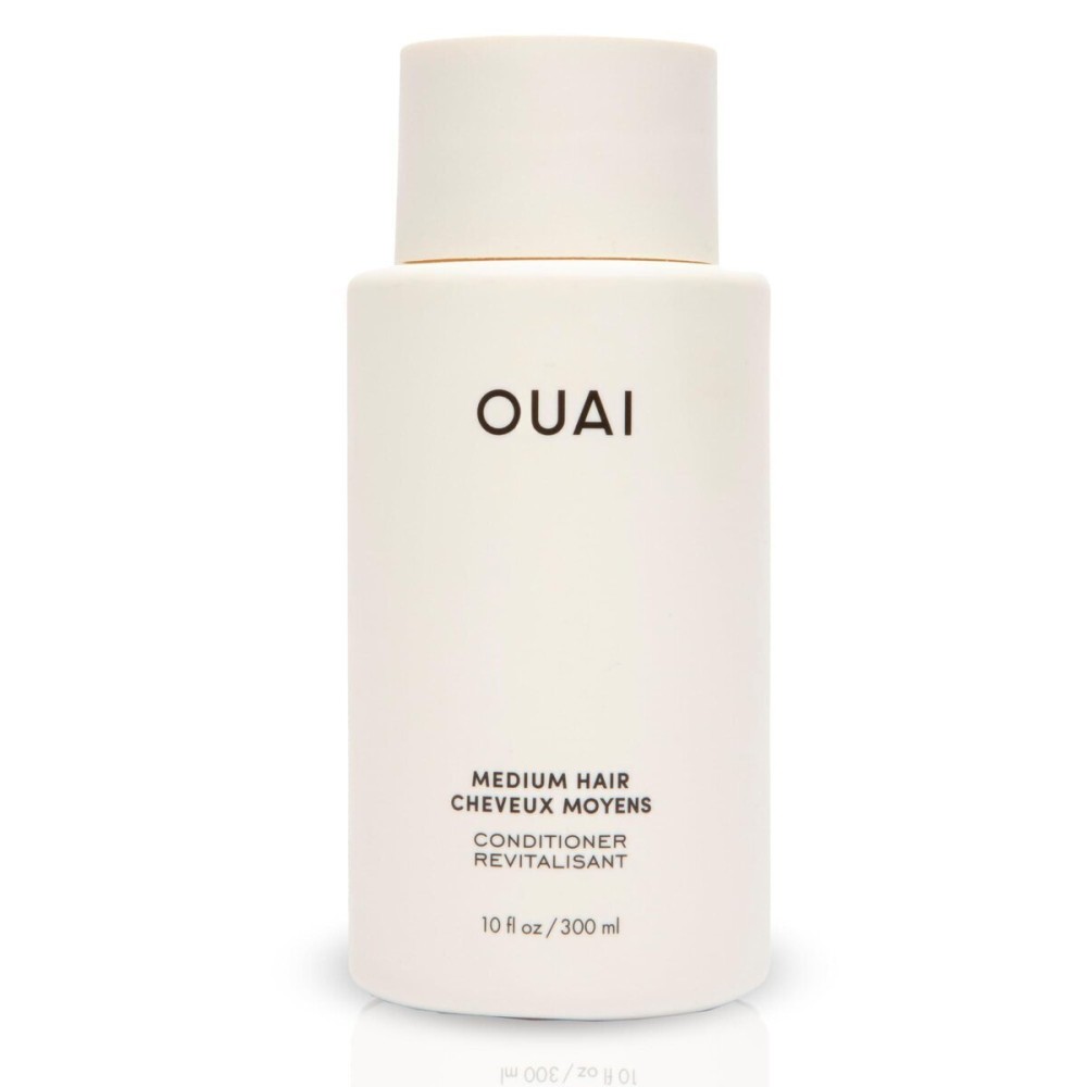 OUAI Medium Conditioner - Hydrating Hair Conditioner with Coconut Oil, Babassu Oil, and Keratin - Strengthens, Repairs and Adds Shine - Paraben and Phthalate Free Hair Care Products (10 Oz) OUAI Medium Conditioner - Hydrating Hair Conditioner with Coconut Oil, Babassu Oil, and Keratin - Strengthens, Repairs and Adds Shine - Paraben and Phthalate Free Hair Care Products (10 Oz)