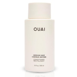 OUAI Medium Conditioner - Hydrating Hair Conditioner with Coconut Oil, Babassu Oil, and Keratin - Strengthens, Repairs and Adds Shine - Paraben and Phthalate Free Hair Care Products (10 Oz) OUAI Medium Conditioner - Hydrating Hair Conditioner with Coconut Oil, Babassu Oil, and Keratin - Strengthens, Repairs and Adds Shine - Paraben and Phthalate Free Hair Care Products (10 Oz)
