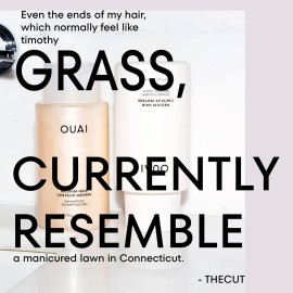 OUAI Medium Conditioner - Hydrating Hair Conditioner with Coconut Oil, Babassu Oil, and Keratin - Strengthens, Repairs and Adds Shine - Paraben and Phthalate Free Hair Care Products (10 Oz) OUAI Medium Conditioner - Hydrating Hair Conditioner with Coconut Oil, Babassu Oil, and Keratin - Strengthens, Repairs and Adds Shine - Paraben and Phthalate Free Hair Care Products (10 Oz)