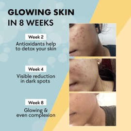 CHICNUTRIX Glow - Japanese Glutathione 500mg OPITAC & Vitamin C for antioxidant Support and detoxification, Non-GMO Vegan - 20 Tablets Strawberry - Lemon Flavour