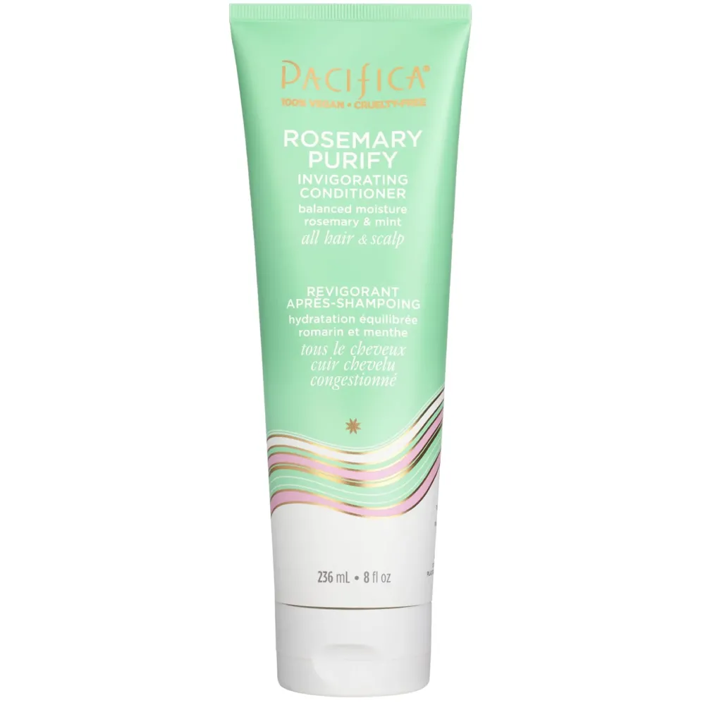 Pacifica Conditioner - Rosemary Purify Invigorating Conditioner with Hydrating Jojoba & Cooling Mint for Balanced Moisture, Sulfate-Free, Vegan & Cruelty-Free, 8 oz Pacifica Conditioner - Rosemary Purify Invigorating Conditioner with Hydrating Jojoba & Cooling Mint for Balanced Moisture, Sulfate-Free, Vegan & Cruelty-Free, 8 oz