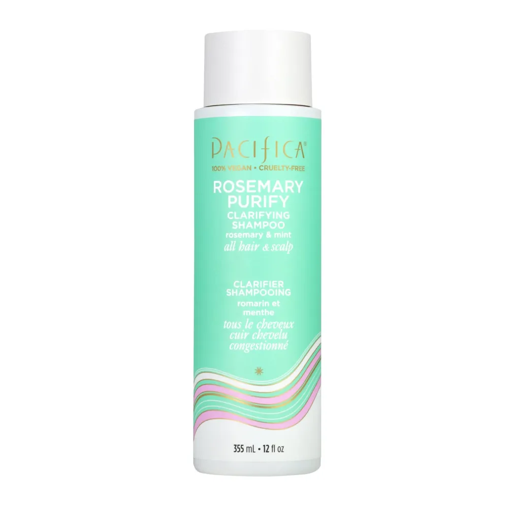 Pacifica Clarifying Shampoo - Rosemary Purify Invigorating Shampoo w/Soothing Mint for Detoxing Hair & Scalp Build-Up, Sulfate & Silicone Free - Vegan & Cruelty-Free Dermatologist Tested Pacifica Clarifying Shampoo - Rosemary Purify Invigorating Shampoo w/Soothing Mint for Detoxing Hair & Scalp Build-Up, Sulfate & Silicone Free - Vegan & Cruelty-Free Dermatologist Tested