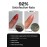 ohora Semi Cured Gel Nail Strips (N Onyx) - Dark, Solid, Works with Any UV/LED Lamps, Salon-Quality, Long Lasting, Easy to Apply & Remove - Includes 2 Prep Pads, Nail File & Wooden Stick