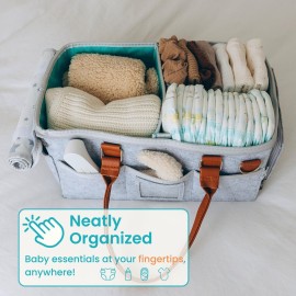 HOME FOR EACH Baby Diaper Caddy With Lid, Diaper Caddy Organizer for New Mom Gifts, Newborn Essentials Must Haves, Registry for Baby, Baby Registry Search, Baby Gift Basket Baby Must Haves Travel Bag HOME FOR EACH Baby Diaper Caddy With Lid, Diaper Caddy Organizer for New Mom Gifts, Newborn Essentials Must Haves, Registry for Baby, Baby Registry Search, Baby Gift Basket Baby Must Haves Travel Bag
