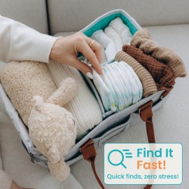 HOME FOR EACH Baby Diaper Caddy With Lid, Diaper Caddy Organizer for New Mom Gifts, Newborn Essentials Must Haves, Registry for Baby, Baby Registry Search, Baby Gift Basket Baby Must Haves Travel Bag HOME FOR EACH Baby Diaper Caddy With Lid, Diaper Caddy Organizer for New Mom Gifts, Newborn Essentials Must Haves, Registry for Baby, Baby Registry Search, Baby Gift Basket Baby Must Haves Travel Bag