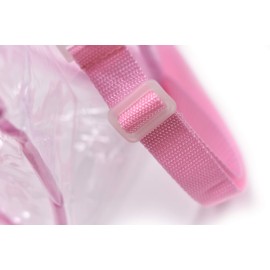 Handy Laundry Clear Tote Bag Stadium Approved - Shoulder Straps and Zippered Top. Perfect Clear Bag for Work, Sports Games and Concerts. Meets Stadium Tournament Guidelines. (Pink)