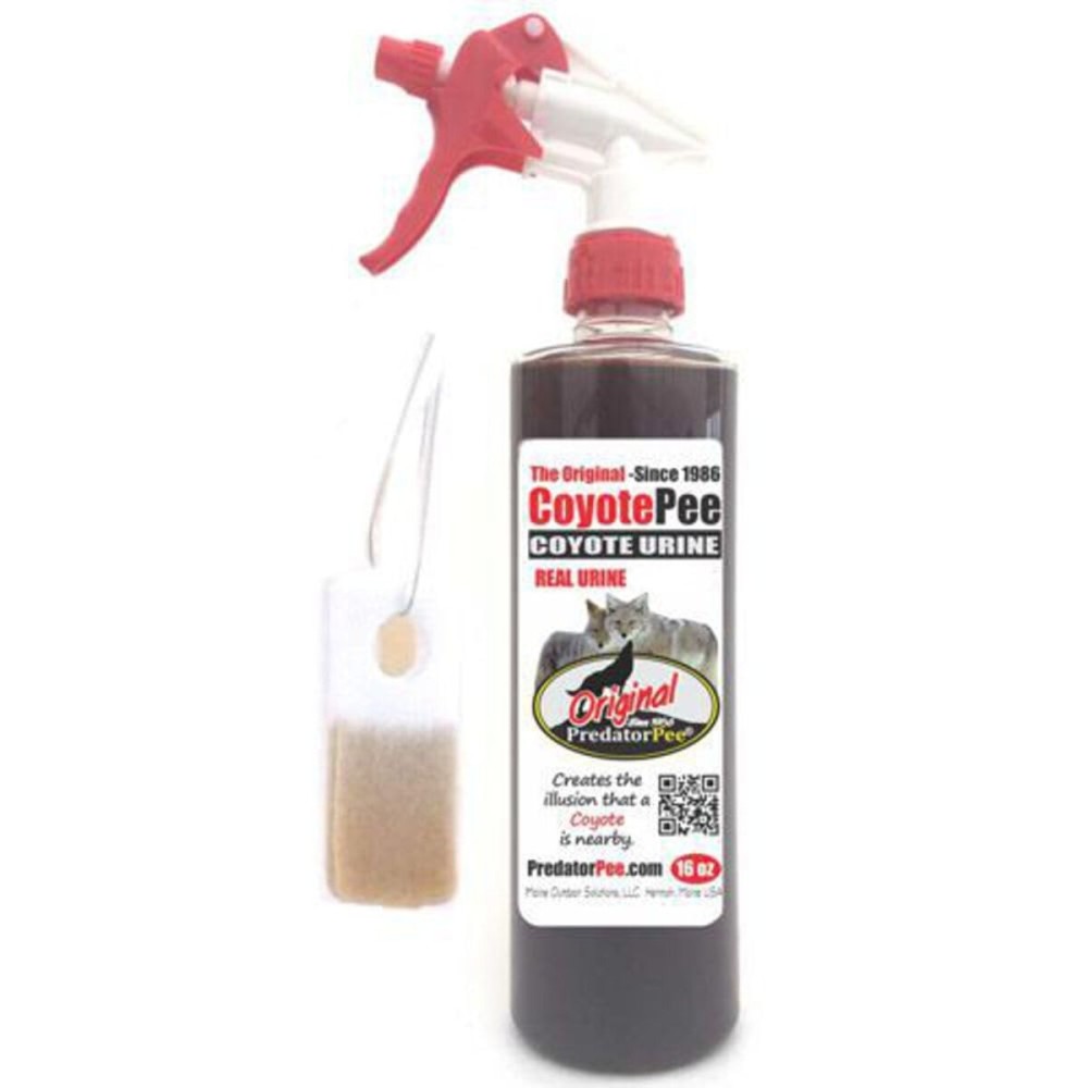 PredatorPee Original Coyote Urine 16oz Spray Bottle Combo with ScentTags PredatorPee Original Coyote Urine 16oz Spray Bottle Combo with ScentTags