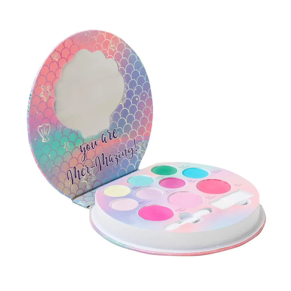 Lip Smacker Sparkle & Shine Eyeshadow Makeup Palette, Mermaid Palette Shimmer | Christmas Make Up Collection | Holiday Present | Gift for Girls Lip Smacker Sparkle & Shine Eyeshadow Makeup Palette, Mermaid Palette Shimmer | Christmas Make Up Collection | Holiday Present | Gift for Girls