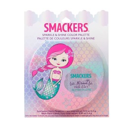 Lip Smacker Sparkle & Shine Eyeshadow Makeup Palette, Mermaid Palette Shimmer | Christmas Make Up Collection | Holiday Present | Gift for Girls Lip Smacker Sparkle & Shine Eyeshadow Makeup Palette, Mermaid Palette Shimmer | Christmas Make Up Collection | Holiday Present | Gift for Girls