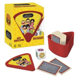 USAOPOLY Trivial Pursuit Bob\'s Burgers (Quickplay Edition) | Trivia Game Questions from Bob\'s Burgers | 600 Questions & Die in Travel Sized Container | Officially Licensed Bob\'s Burgers Game