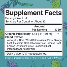 MaryRuth Organics Kids Brain Supplements for Memory and Focus, USDA Organic Drops with Ginkgo Biloba, Rhodiola Root & Licorice Root, Focus & Attention, Calm, Vegan, Non-GMO, Gluten Free, 30 Servings MaryRuth Organics Kids Brain Supplements for Memory and Focus, USDA Organic Drops with Ginkgo Biloba, Rhodiola Root & Licorice Root, Focus & Attention, Calm, Vegan, Non-GMO, Gluten Free, 30 Servings