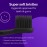 BURST Genuine Replacement Heads for Original Sonic Electric Toothbrush (Black/3 Pack) | Ultra Soft Bristles for a Deep Clean | Stain & Plaque Removal