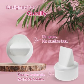 Nenesupply 4 pc Duckbill Valves Compatible with Lansinoh Pumps Parts and Breast Pumps Replacement to Lansinoh Valves. Use with Signature Pro Smartpump Manual Pump