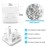 Mom\'s Choice Gold Awards Winner - Outlet Covers with Hidden Pull Handle Baby Proofing Plug Covers (45 Pack) 3-Prong Child Safety Socket Covers Electrical Outlet Protectors Kid Proof Outlet Cap