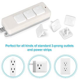 Mom\'s Choice Gold Awards Winner - Outlet Covers with Hidden Pull Handle Baby Proofing Plug Covers (45 Pack) 3-Prong Child Safety Socket Covers Electrical Outlet Protectors Kid Proof Outlet Cap Mom\'s Choice Gold Awards Winner - Outlet Covers with Hidden Pull Handle Baby Proofing Plug Covers (45 Pack) 3-Prong Child Safety Socket Covers Electrical Outlet Protectors Kid Proof Outlet Cap