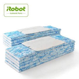 iRobot Braava Authentic Replacement Parts - Braava Jet 200 Series Wet Mopping Pads for Hardwood,Floors,Tile,Stone 10 Count (Pack of 1),Blue,White iRobot Braava Authentic Replacement Parts - Braava Jet 200 Series Wet Mopping Pads for Hardwood,Floors,Tile,Stone 10 Count (Pack of 1),Blue,White
