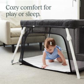 Guava Lotus Travel Crib Sheet | Plush Quilted Fitted Sheet with Manufacturer-Approved Fit | Soft and Breathable Crib Sheet for Your Baby\'s Comfort | Unisex Sheet for Infants and Toddlers