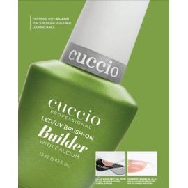 Cuccio LED/UV Universal Base Soak-Off & Brush-On Builder 0.43oz Duo Set