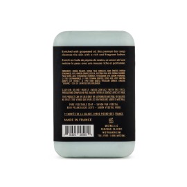Mistral Salted Gin Luxury Bar Soap for Men | Mens Natural Soap Bar | Paraben, Phthalates Free | Moisturizing & Triple-Milled Natural Soap for Men - Made in France | Large, 8.8 oz