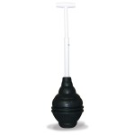 Korky BeehiveMAX Heavy Duty Toilet Plunger - Seals All Bowl Shapes - Powerful Clog Removal