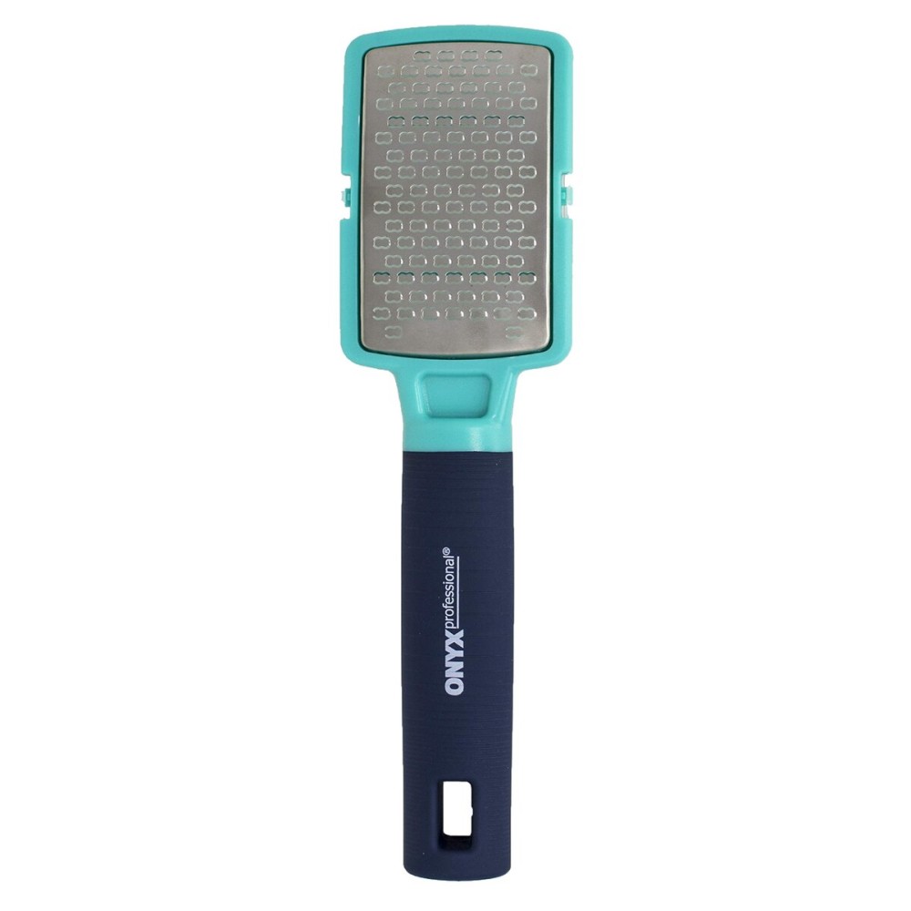 Onyx Professional Foot Rasp, No Mess Callus Remover for Feet, Includes Debris Catcher - Stainless Steel Foot Scrubber Dead Skin Remover, Lightweight Callus Shaver for Feet, Foot File, Pedicure Onyx Professional Foot Rasp, No Mess Callus Remover for Feet, Includes Debris Catcher - Stainless Steel Foot Scrubber Dead Skin Remover, Lightweight Callus Shaver for Feet, Foot File, Pedicure