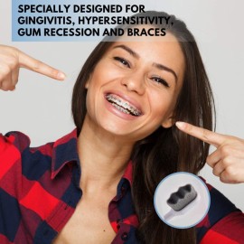 Extra Soft Toothbrush for Sensitive Gums and Teeth. Micro Nano Toothbrushes with 20,000 Ultra Soft Bamboo Charcoal Bristles. Excellent Cleaning Effect (2 Pack) (Black Wave Bristle) Extra Soft Toothbrush for Sensitive Gums and Teeth. Micro Nano Toothbrushes with 20,000 Ultra Soft Bamboo Charcoal Bristles. Excellent Cleaning Effect (2 Pack) (Black Wave Bristle)