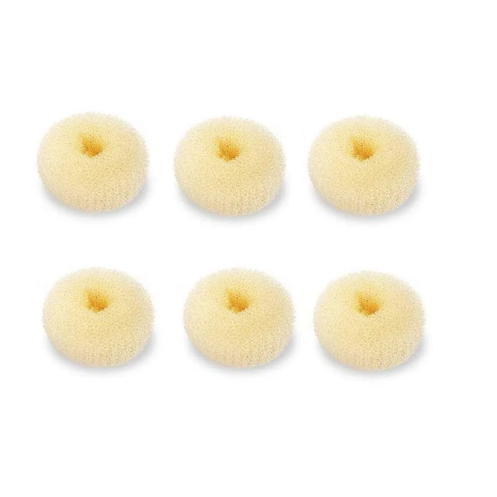 Mini Chignon Donut Hair Shaper, 6 PCS Bun Makers for Short and Thin Hair, 2 Inch Beige Bun Forms for Kids & Girls Mini Chignon Donut Hair Shaper, 6 PCS Bun Makers for Short and Thin Hair, 2 Inch Beige Bun Forms for Kids & Girls