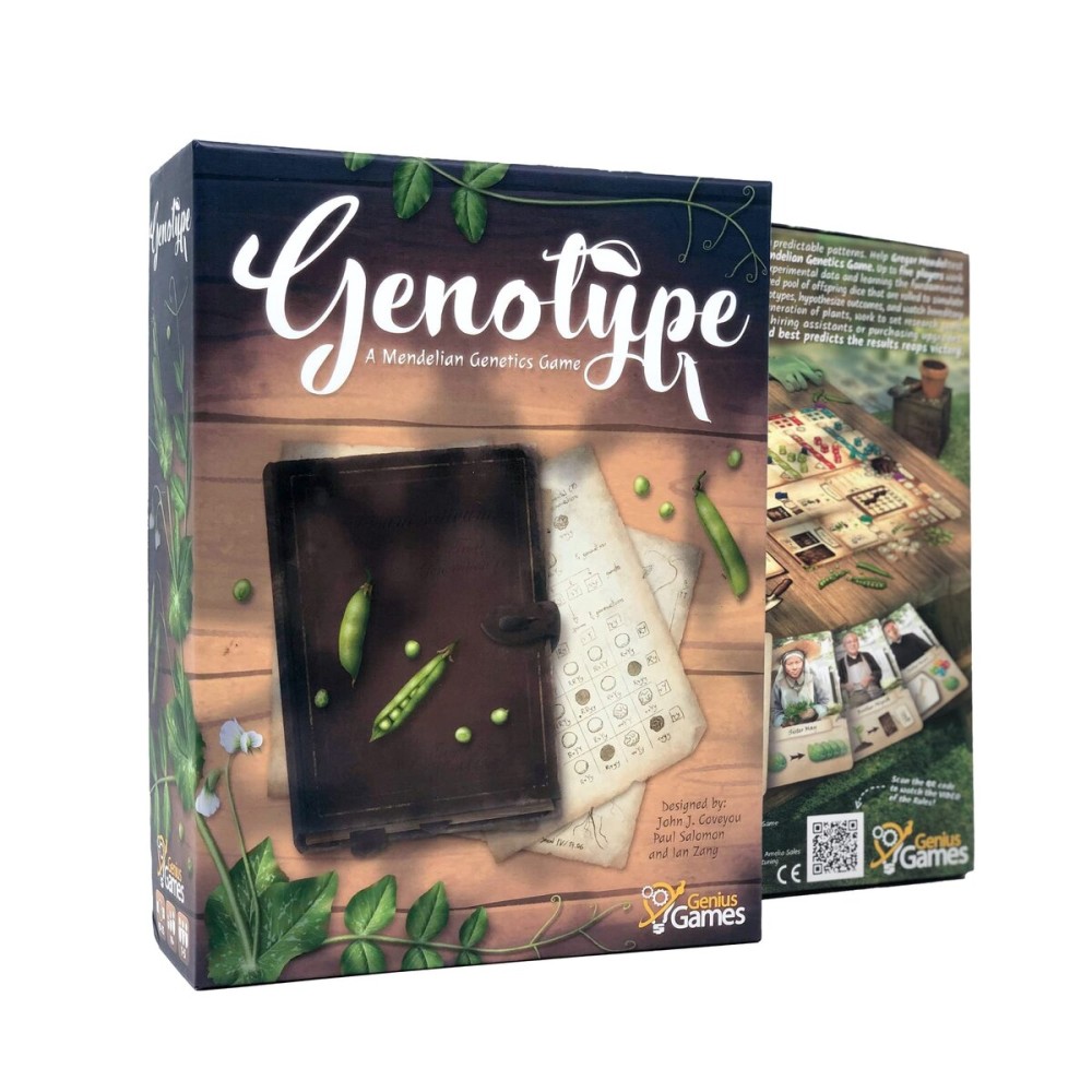 Genotype: Mensa Award Winning Genetics Board Game about Mendel\'s Pea Plants