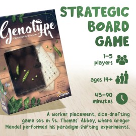 Genotype: Mensa Award Winning Genetics Board Game about Mendel\'s Pea Plants