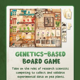 Genotype: Mensa Award Winning Genetics Board Game about Mendel\'s Pea Plants