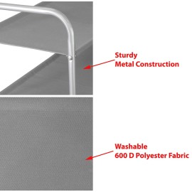 Simple Houseware 3-Tier Shoe Rack Storage Organizer, Grey - Space-Saving Shoe Shelf, Holds 9-16 Pairs, Sturdy Metal Frame, Easy Assembly - Closet, Entryway, Bedroom Shoe Storage Solution Simple Houseware 3-Tier Shoe Rack Storage Organizer, Grey - Space-Saving Shoe Shelf, Holds 9-16 Pairs, Sturdy Metal Frame, Easy Assembly - Closet, Entryway, Bedroom Shoe Storage Solution