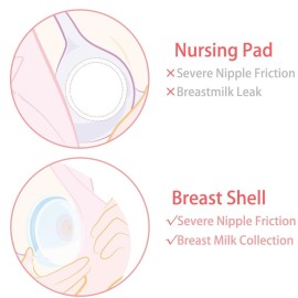 YIYEE Breast Shells Milk Saver for Breastfeeding, 4 Pack BPA Free Breast Shield Nursing Cups Protect Sore Nipples Breast Milk Collection Shells YIYEE Breast Shells Milk Saver for Breastfeeding, 4 Pack BPA Free Breast Shield Nursing Cups Protect Sore Nipples Breast Milk Collection Shells