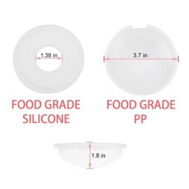 YIYEE Breast Shells Milk Saver for Breastfeeding, 4 Pack BPA Free Breast Shield Nursing Cups Protect Sore Nipples Breast Milk Collection Shells YIYEE Breast Shells Milk Saver for Breastfeeding, 4 Pack BPA Free Breast Shield Nursing Cups Protect Sore Nipples Breast Milk Collection Shells