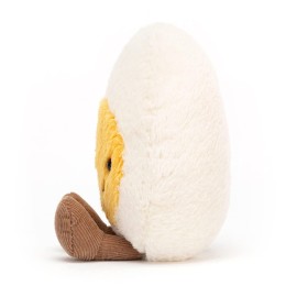 Jellycat Amuseables Boiled Egg Happy Stuffed Toy, Small 5.5 inches - Food Plush - Fun Gift Idea