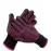 AFT90 2 Pcs Professional Heat Resistant Glove for Hair Styling Heat Blocking Gloves for Curling, Flat Iron and Hair Styling Tools, Silicone Bump, Pink Edge