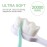 EasyHonor Extra Toothbrush for Sensitive Gums, Micro Fur Manual Toothbrush with 20000 Soft Floss Bristle for Pregnant Women, Elderly, Braces and Gum Recessions, Protect Fragile Gums (6 Pack)