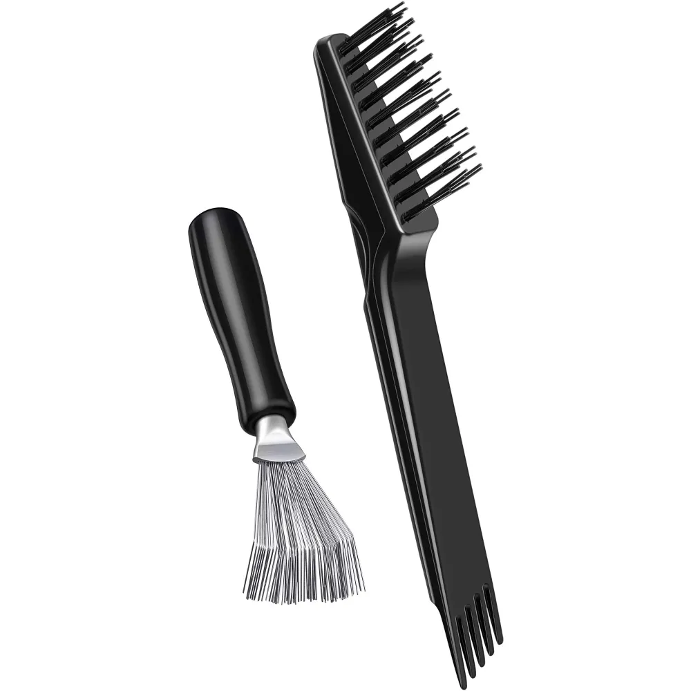 Boao 2 Pieces Hair Brush Cleaning Tool Comb Cleaner Brush Mini Comb Cleaning Hair Remover Tool for Removing Dust Home and Salon Use(Black Color) Boao 2 Pieces Hair Brush Cleaning Tool Comb Cleaner Brush Mini Comb Cleaning Hair Remover Tool for Removing Dust Home and Salon Use(Black Color)
