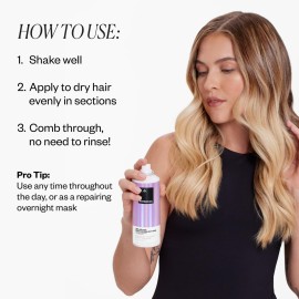 IGK Antisocial Travel Dry Hair Mask - Leave-in Overnight Mask | Hair Bond-Building Treatment for Dry Hair | Overnight Hydration & Shine | Repairs, Softens & Perfect for Extensions (1.7 oz)