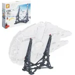 Millennium Falcon Vertical Display Bracket for Lego 75192 Starship Model, Sturdy Stand Building Kit, Best Gift and Movie Collectible for Adults(408 PCS)