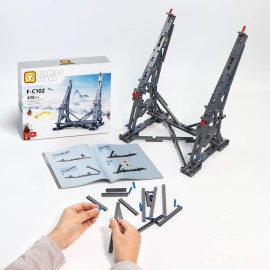 Millennium Falcon Vertical Display Bracket for Lego 75192 Starship Model, Sturdy Stand Building Kit, Best Gift and Movie Collectible for Adults(408 PCS)